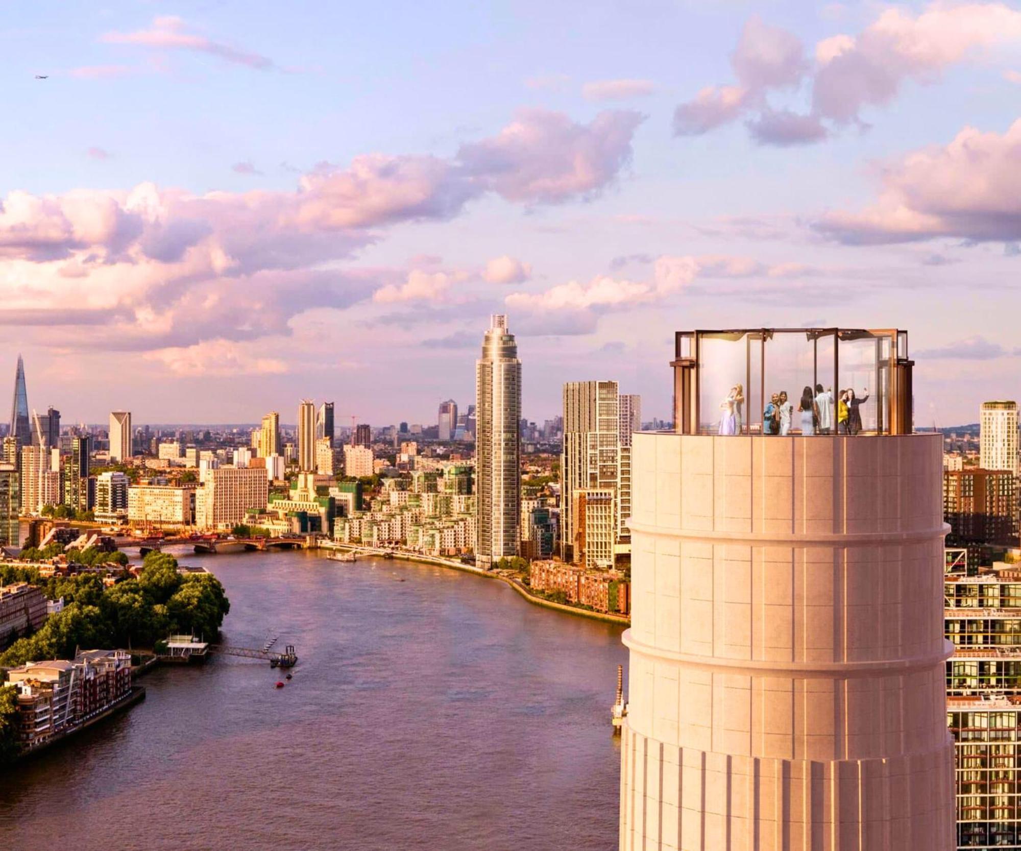 Battersea Power Station - Winter Garden Balcony & 1Gb Wifi - Luxurylondonstays Luaran gambar