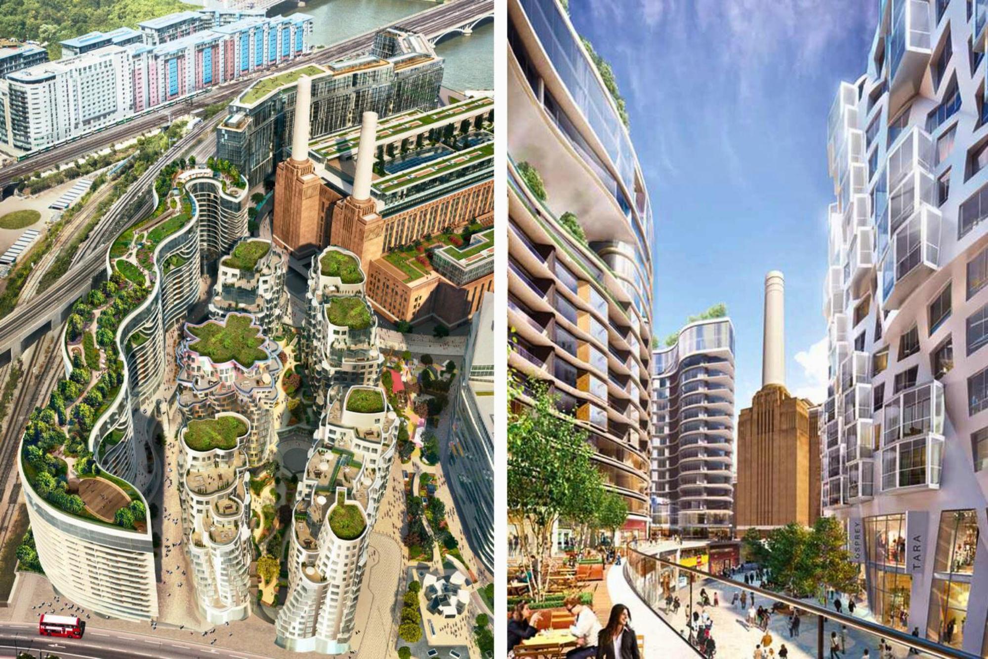 Battersea Power Station - Winter Garden Balcony & 1Gb Wifi - Luxurylondonstays Luaran gambar